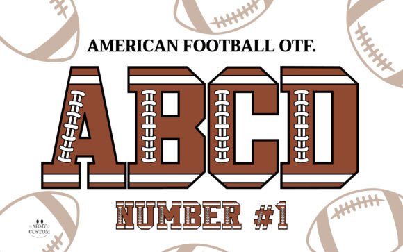 American Football Typography: A Designer's Playbook for Impactful Branding