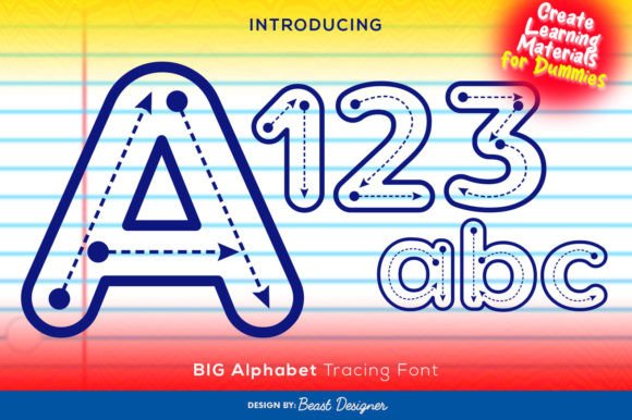 Big Alphabet Tracing: A Playful Font for Early Learning