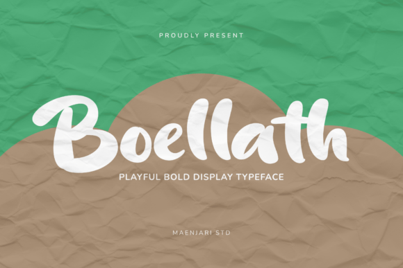 Boellath: The Bold, Bubbly Font for Crafting and Food Packaging