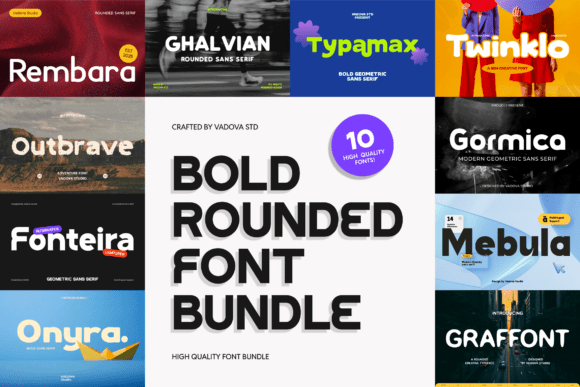 Bold Rounded: The Friendly Powerhouse Font for Modern Design