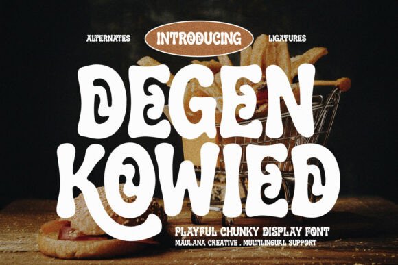 Degen Kowied: A Display Font for Maximum Impact