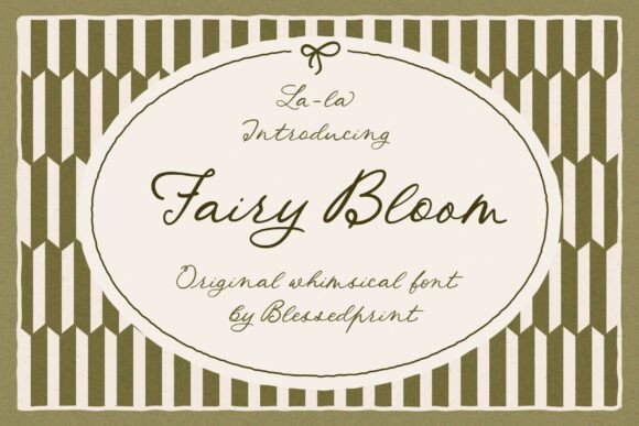 Fairy Bloom: A Script Font That Whispers Romance