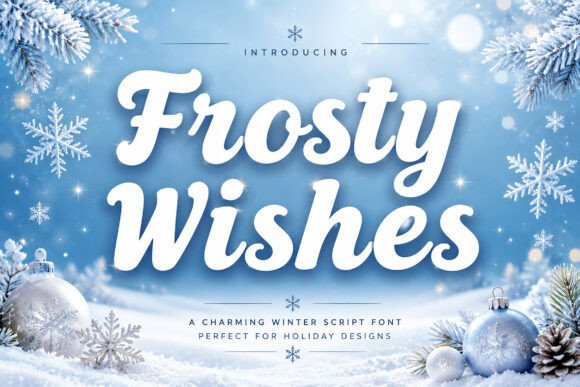 Frosty Wishes: A Font That Captures Holiday Charm