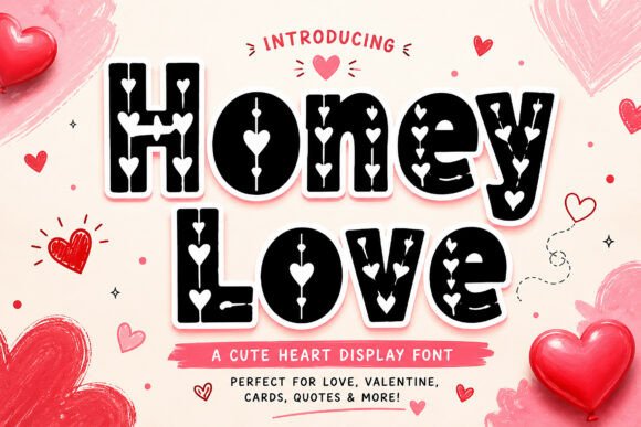 Honey Love: A Sweet Display Font for Creative Projects