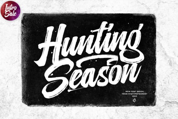 Hunting Season: The Bold Brush Font That Commands Attention