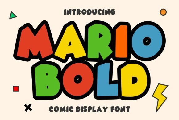 Mario Bold: Bringing Cartoon Energy to Modern Design