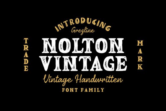 Nolton Vintage: A Typeface with a Rugged Soul