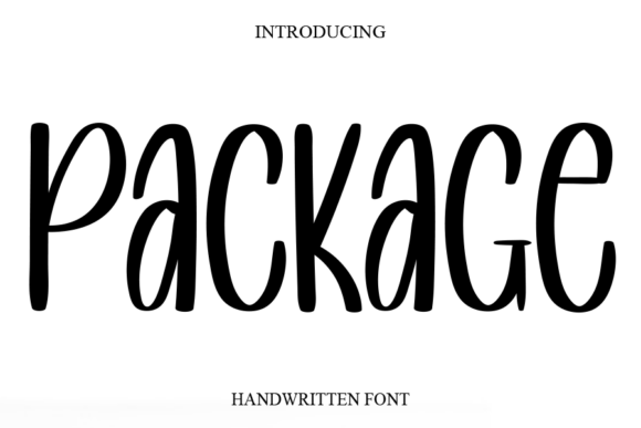 Package: A Sweet Handwritten Font for Joyful Designs
