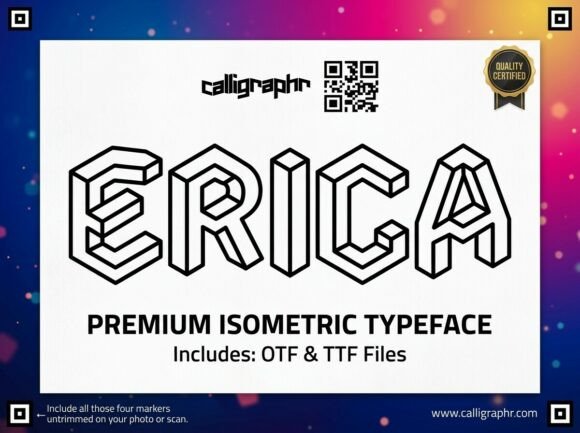 Shift Your Perspective with Erica: The Geometric Display Font
