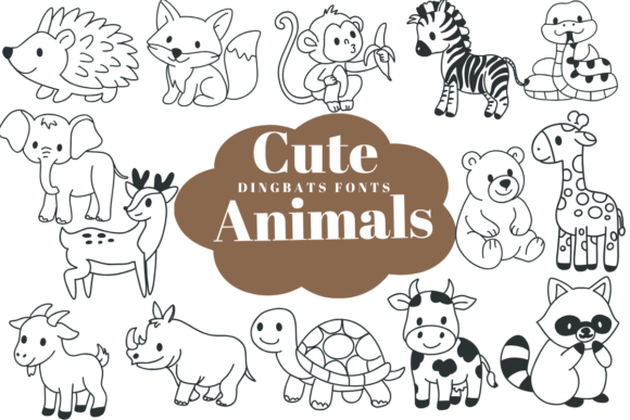 Unleashing Your Creative Side with the Cute Animals Font
