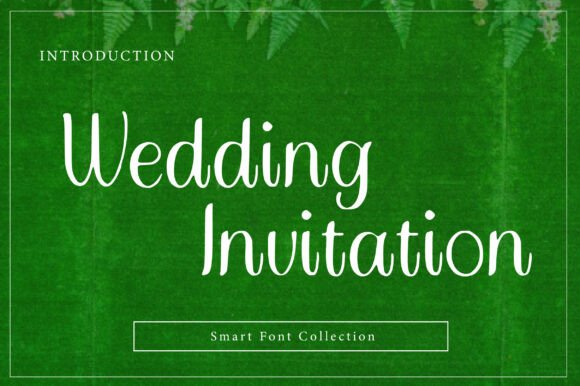 Wedding Invitation: A Font That Whispers Romance
